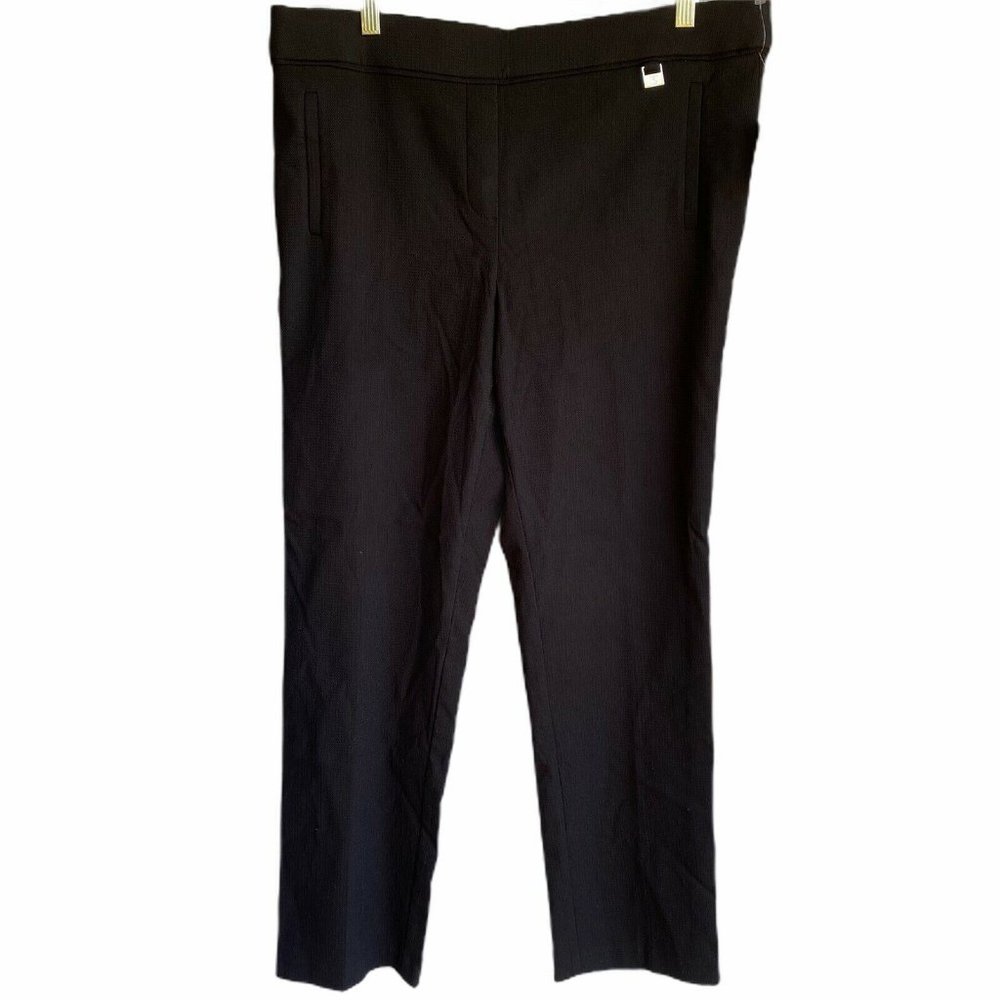 Raffaella Comfort Slim Ankle Pants Black NWT - Picture 1 of 11